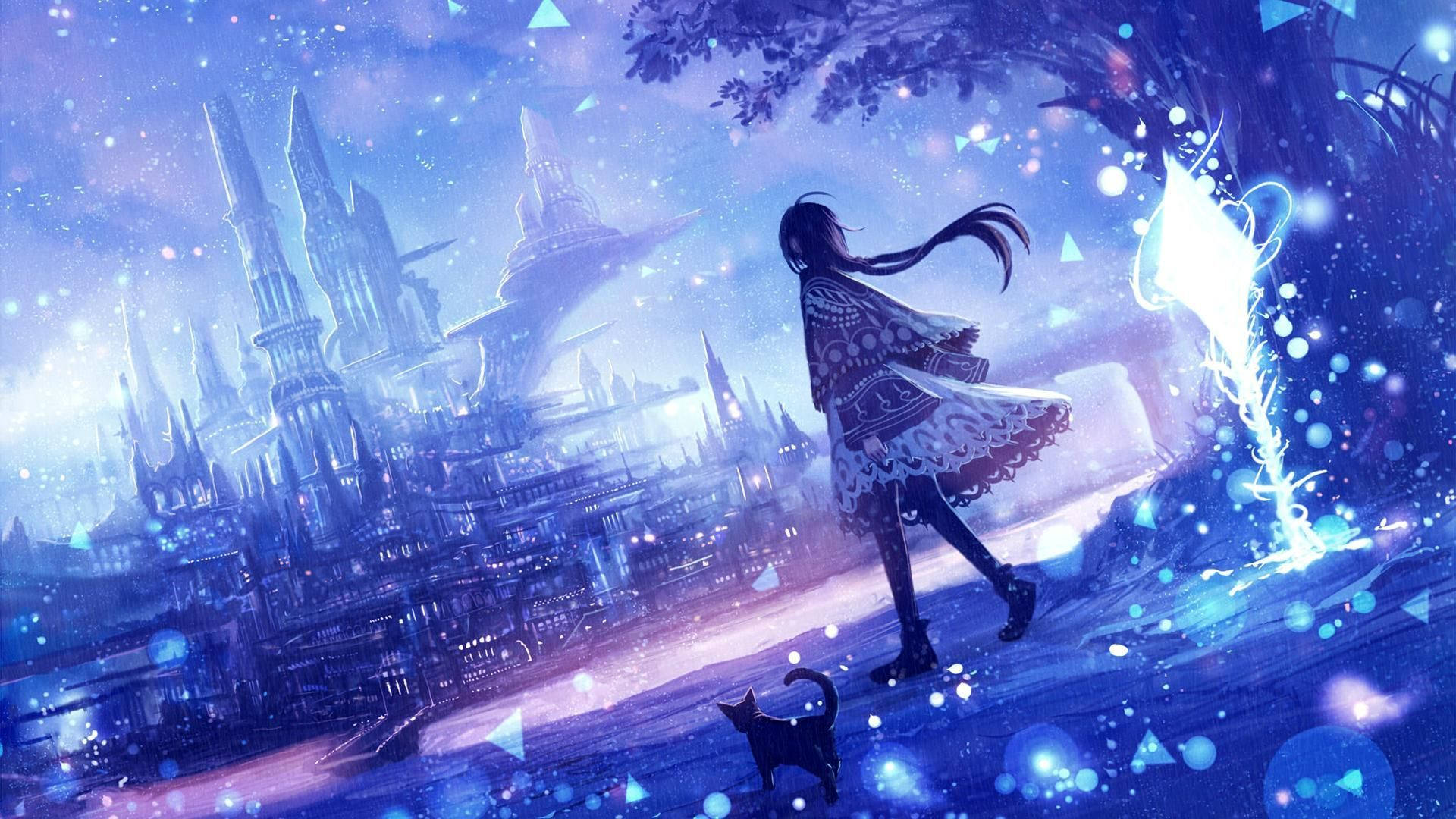 Enchanted Castle Cool Anime Wallpaper