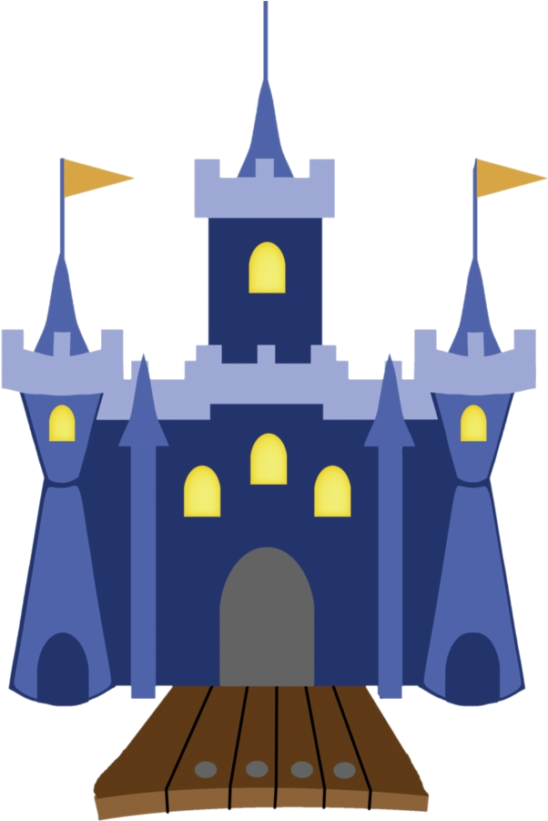 Enchanted Castle Silhouette.png PNG