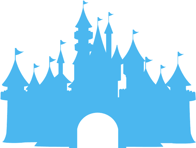 Enchanted Castle Silhouette PNG