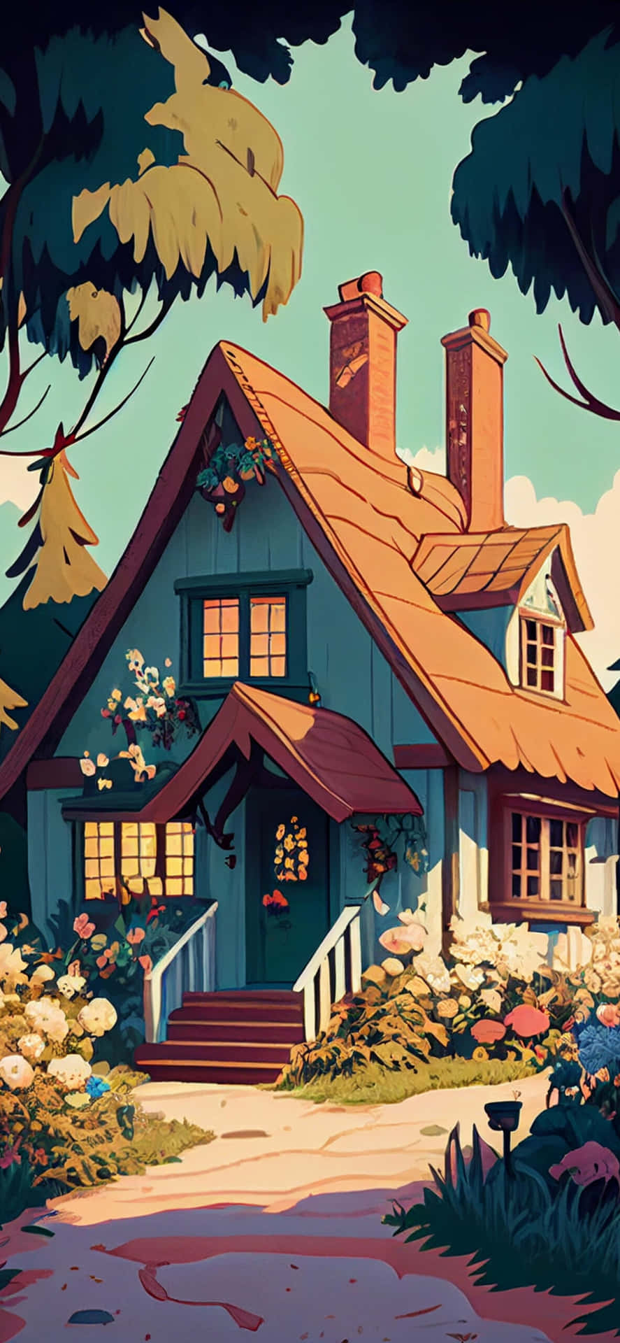 Enchanted_ Cottagecore_ Home Wallpaper