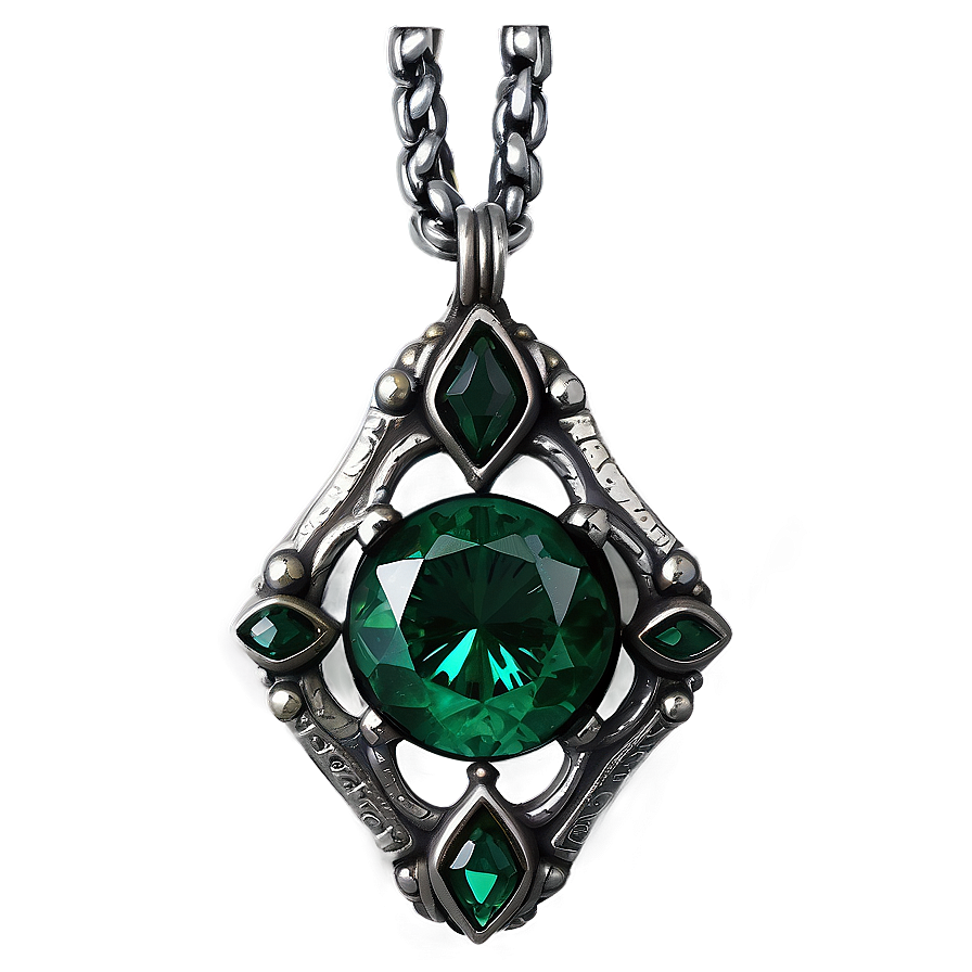 Enchanted Emerald Talisman Png 37 PNG