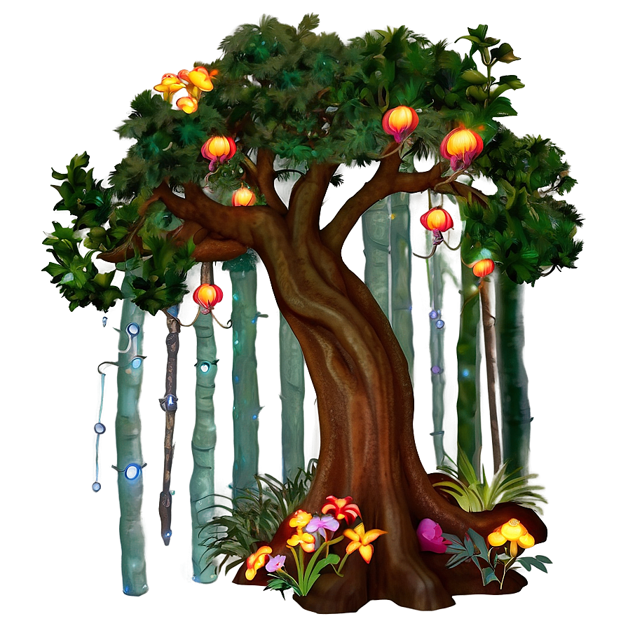 Download Enchanted Fairy Forest Png Ddl | Wallpapers.com