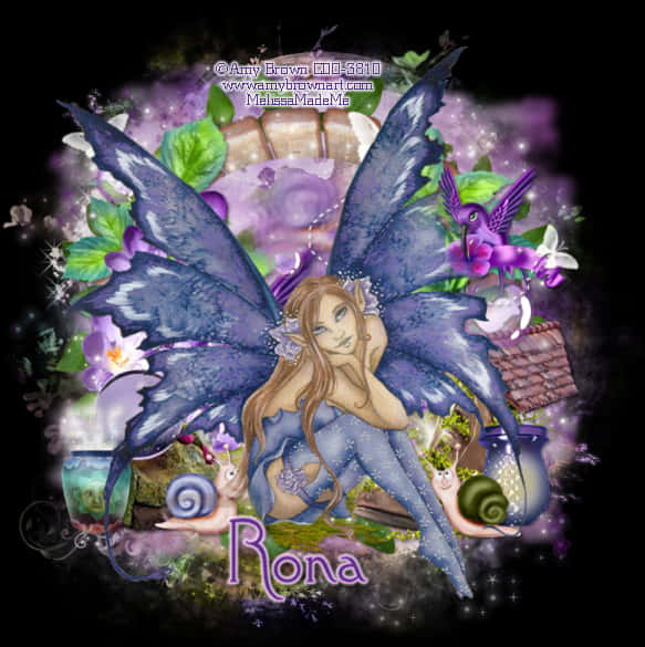 Enchanted Fairy Rona Artwork PNG