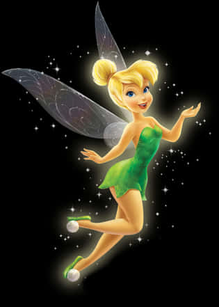 Enchanted Fairy Sparkling Stars PNG
