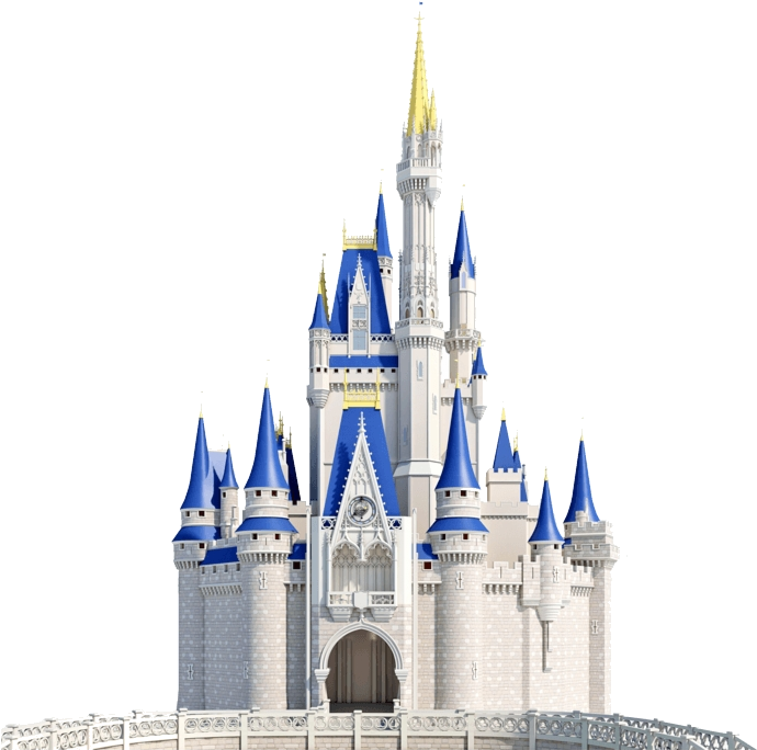 Enchanted Fairytale Castle Silhouette PNG