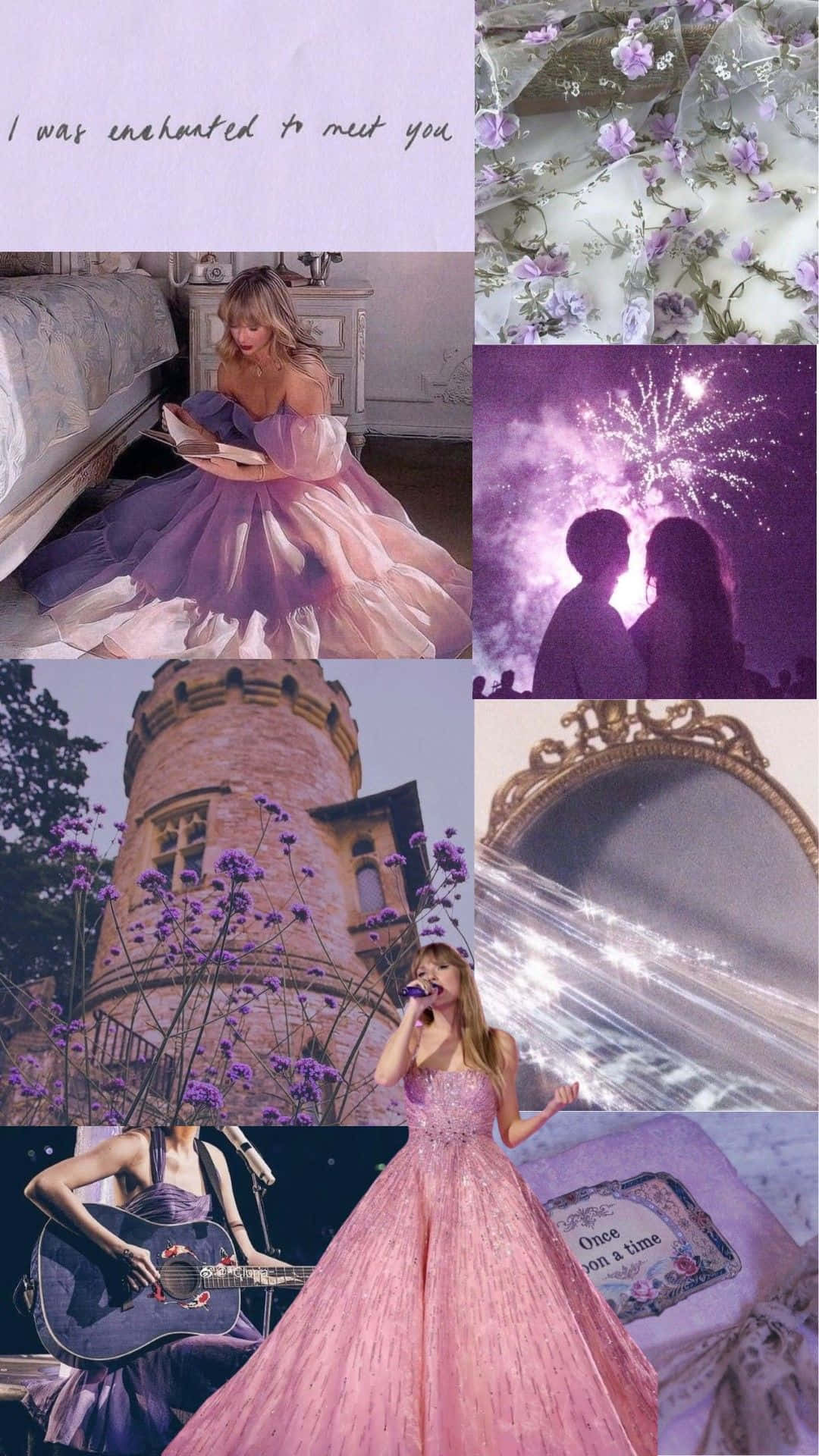 Enchanted Fairytale Collage Wallpaper