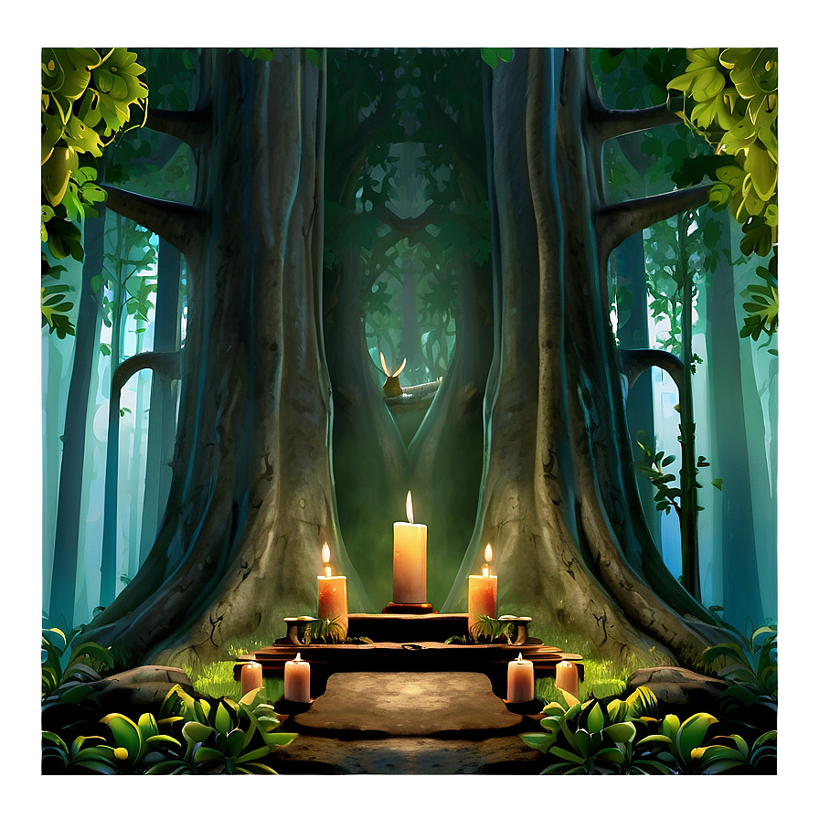 Enchanted Forest Altar Png Oeq43 PNG