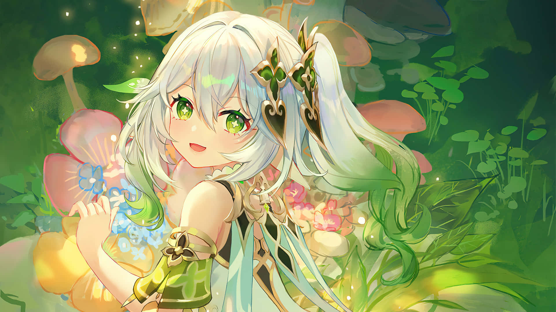 Enchanted Forest Anime Character Wallpaper