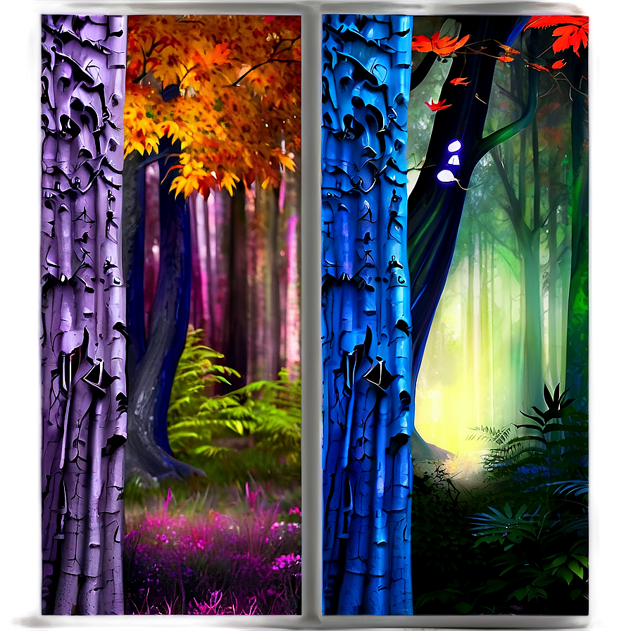Enchanted Forest Background Png Fkq PNG