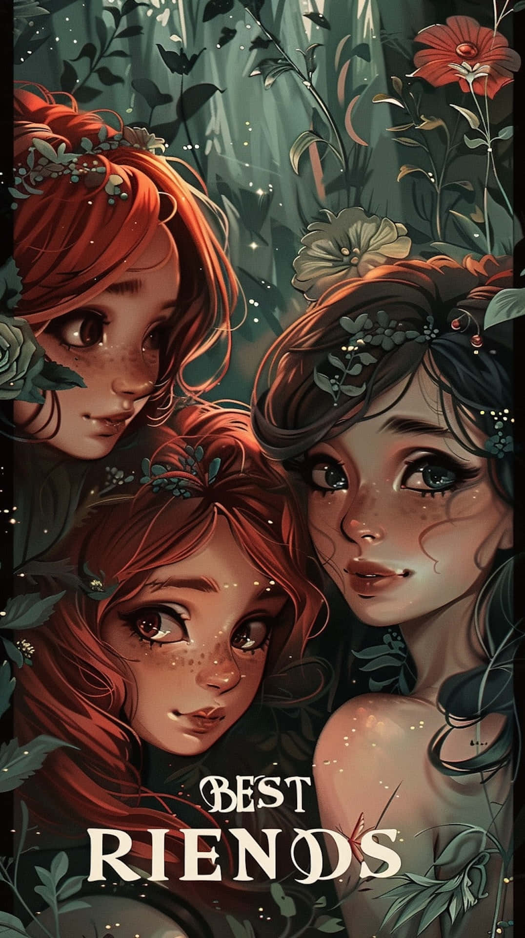 Enchanted_ Forest_ Best_ Friends_ Pfp Wallpaper