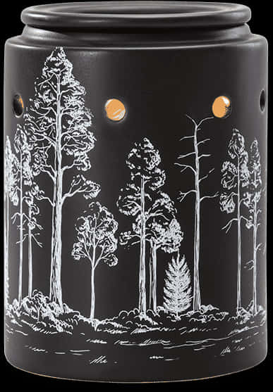 Enchanted Forest Candle Holder PNG