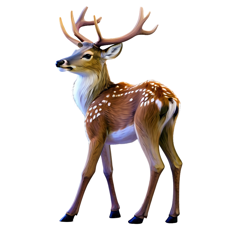 Enchanted Forest Deer Png 05062024 PNG