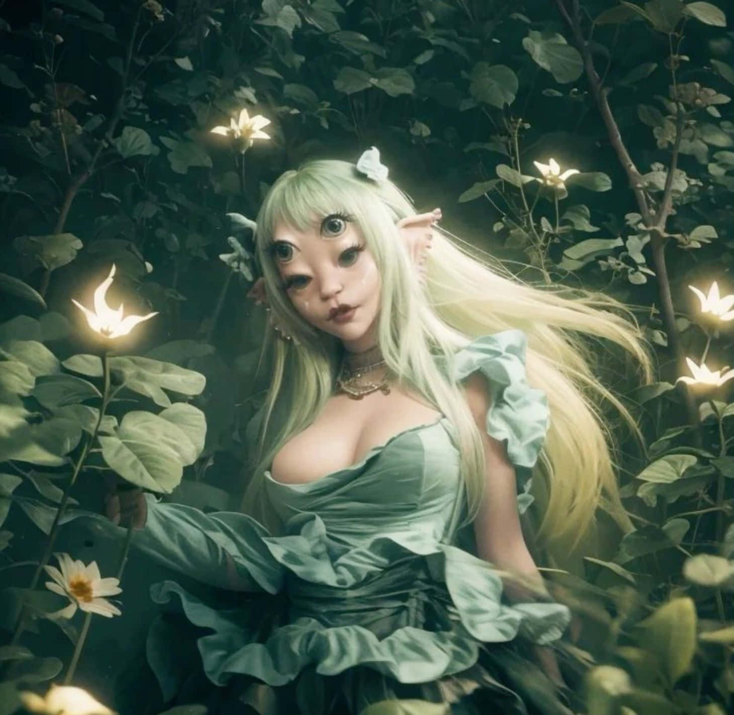 Enchanted_ Forest_ Elf_ Portrait Wallpaper