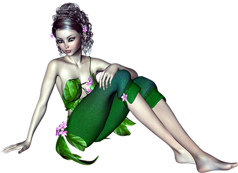 Enchanted_ Forest_ Fairy PNG