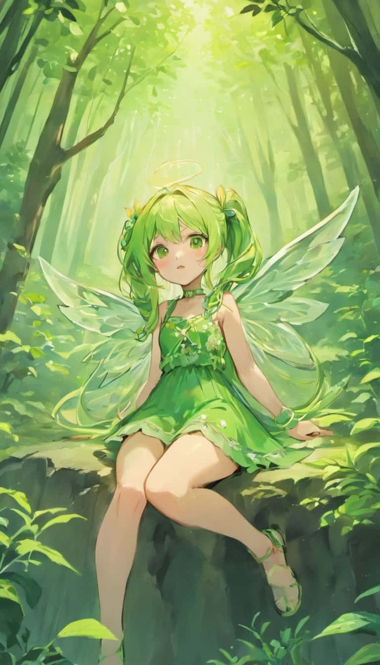 Enchanted Forest Fairy Artwork Wallpaper