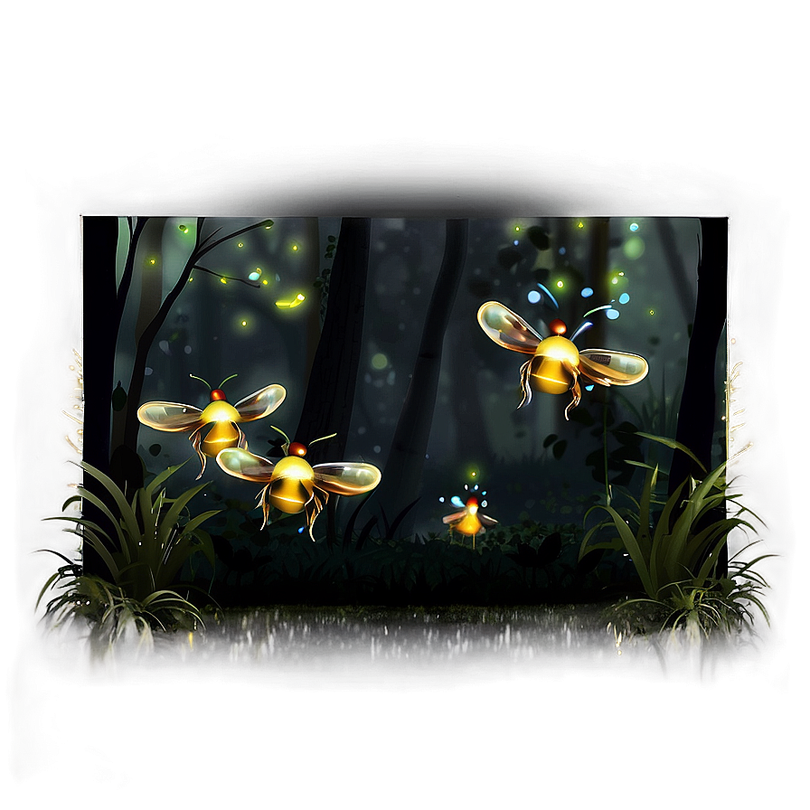 Enchanted Forest Fireflies Png 56 PNG