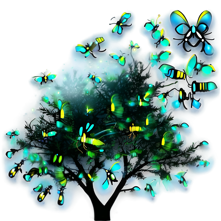 Enchanted Forest Fireflies Png 91 PNG