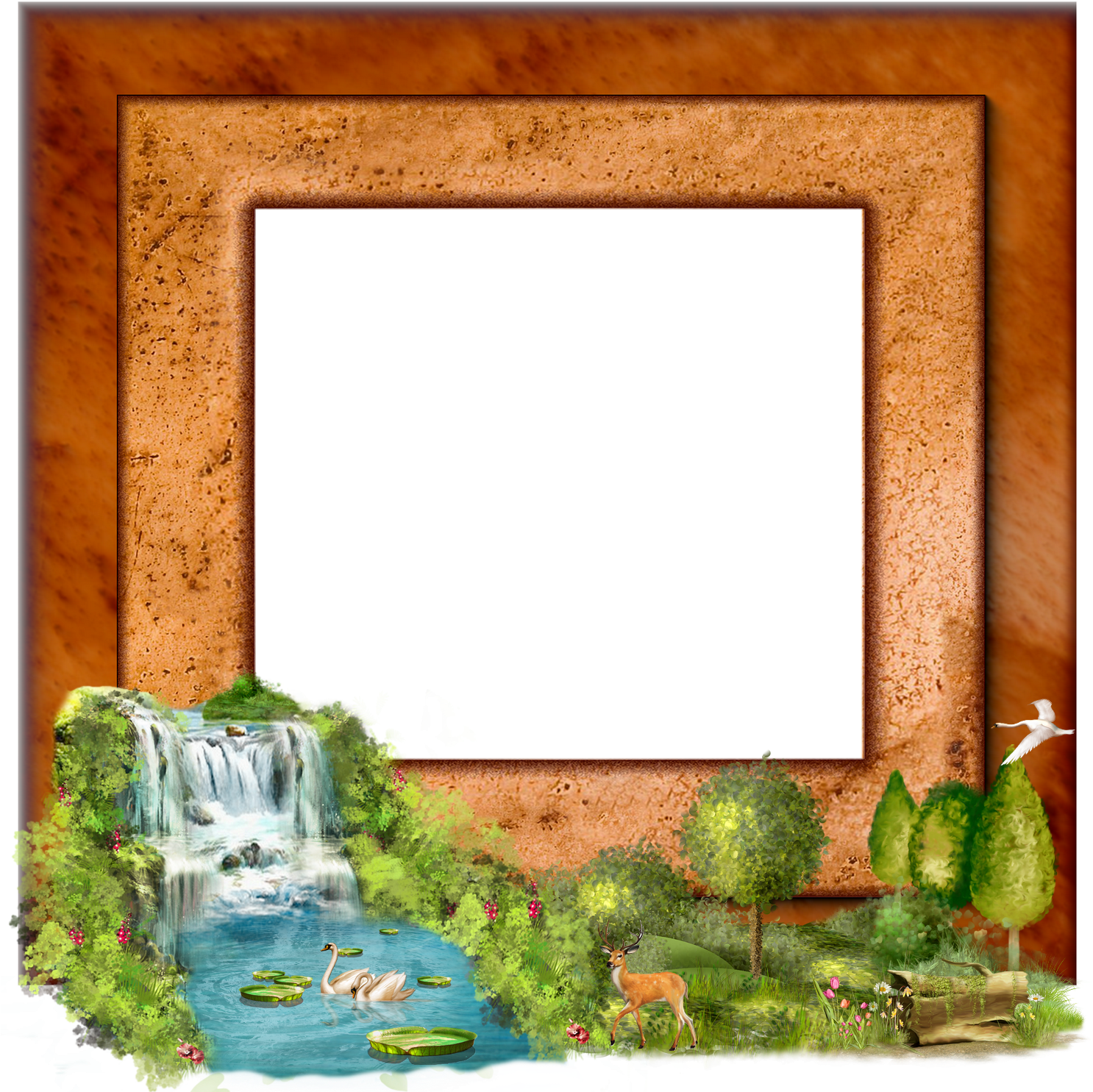 Enchanted Forest Frame PNG