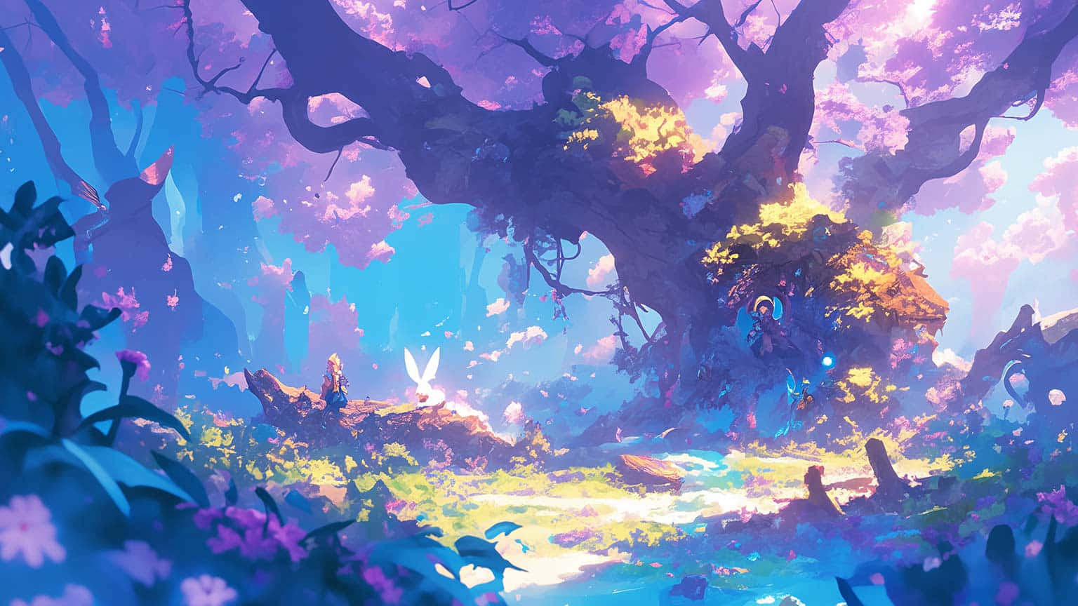 Enchanted_ Forest_ Glade_ Fairycore_ Aesthetic.jpg Wallpaper