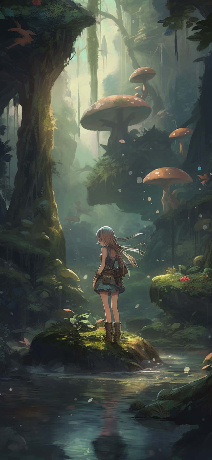 Enchanted Forest Journey_ Dark Fairycore.jpg Wallpaper
