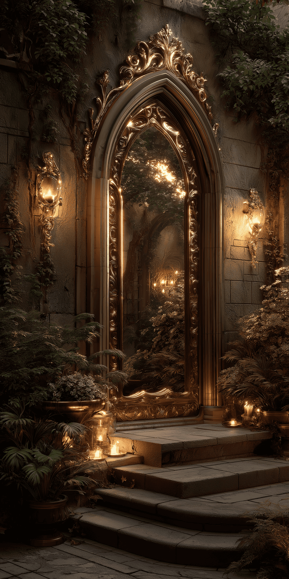 Enchanted Forest Mirror Wallpaper