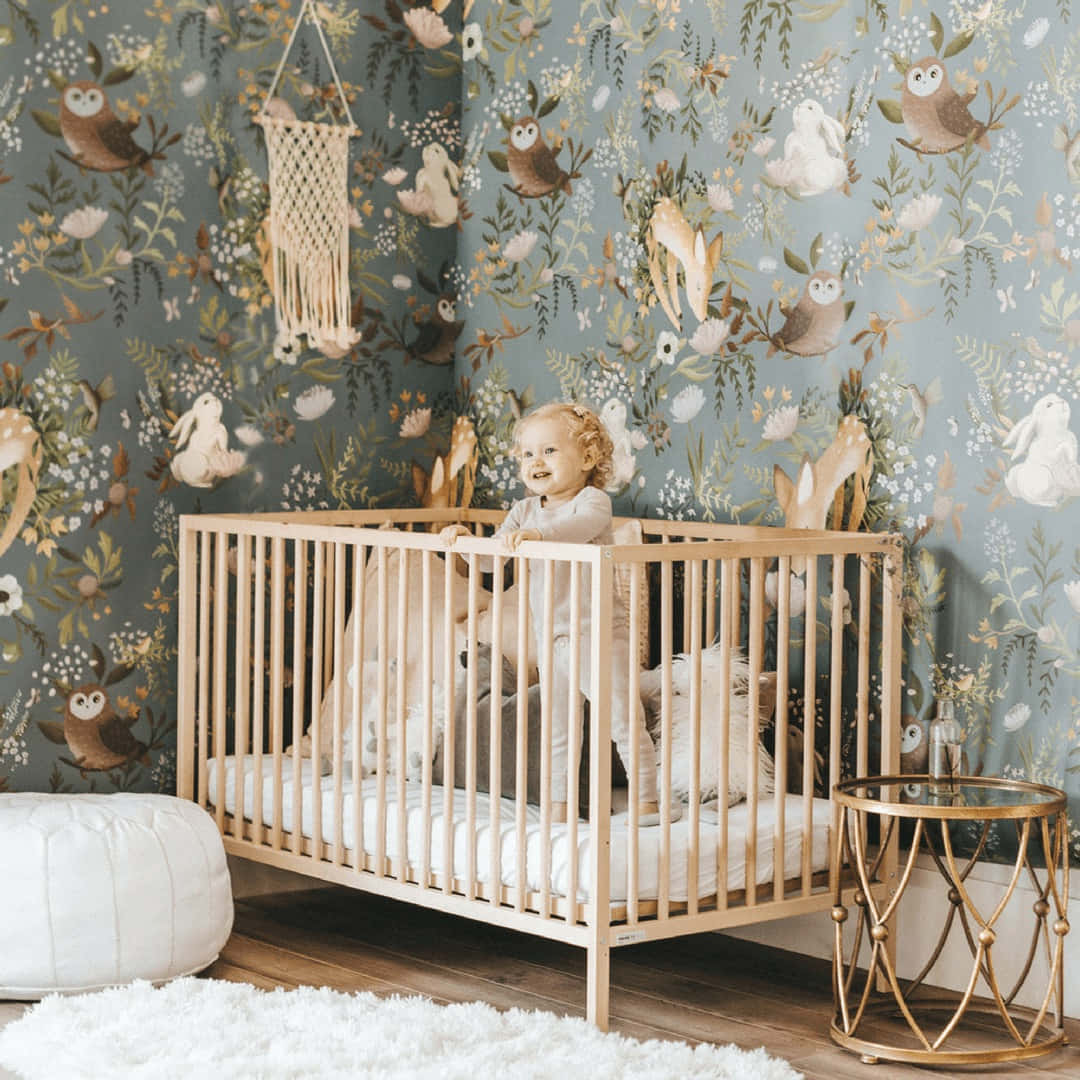 Enchanted Forest Nursery Decor Wallpaper