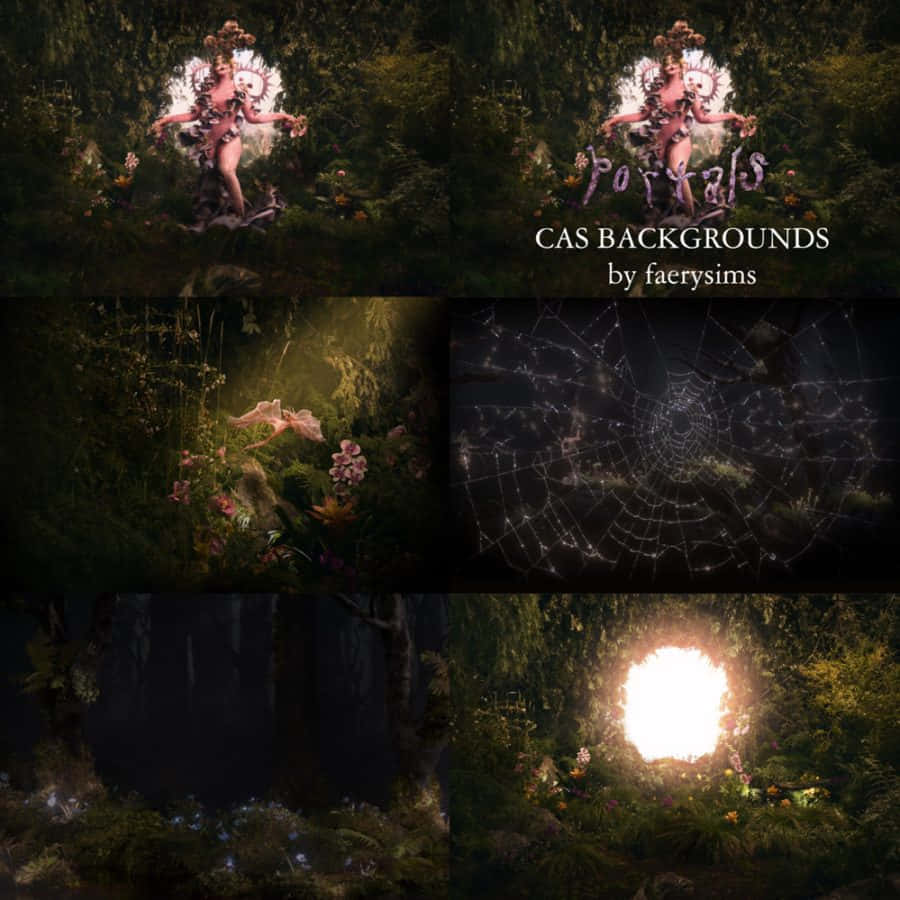 Enchanted_ Forest_ Portals_ Backgrounds Wallpaper
