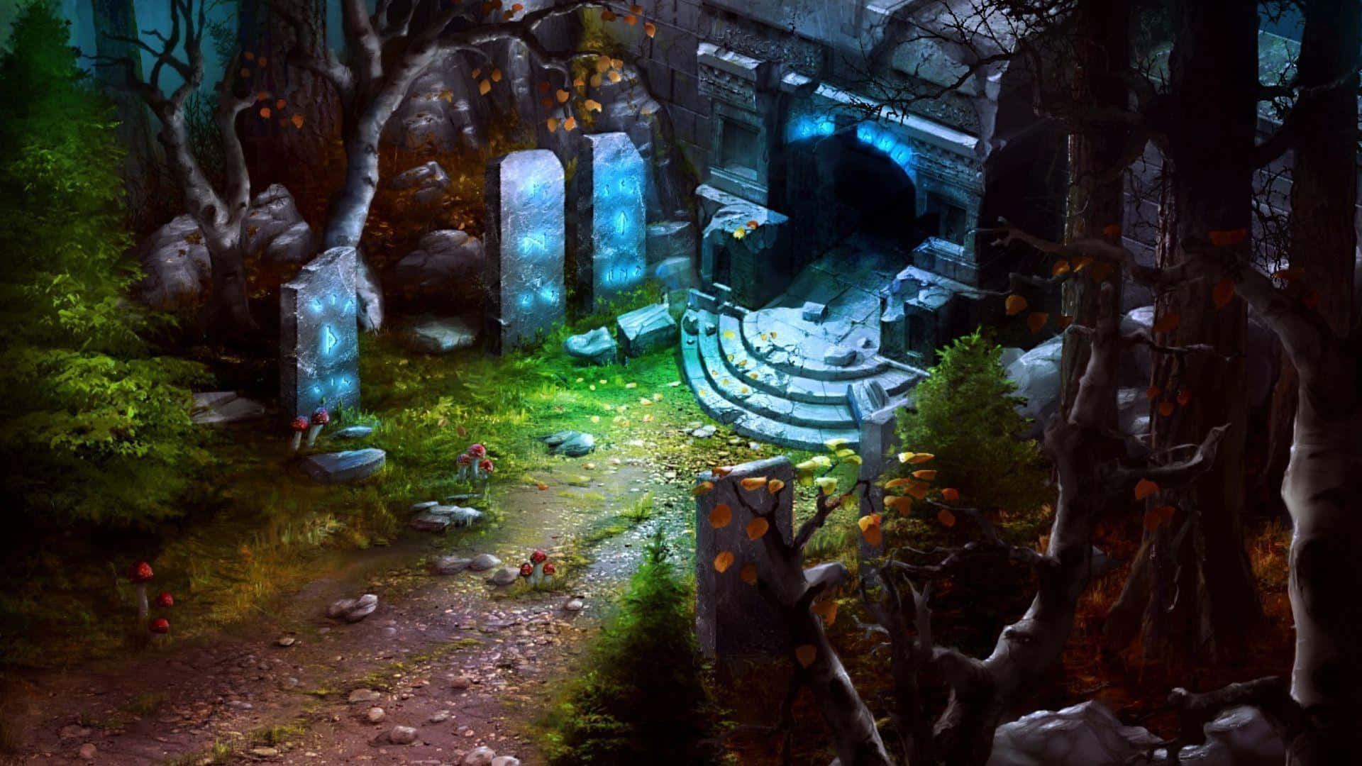 Enchanted_ Forest_ Ruins.jpg Wallpaper