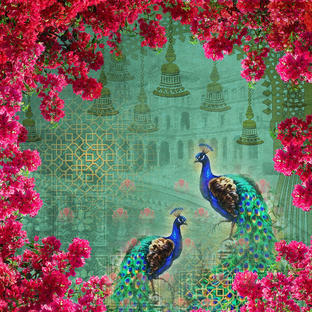Enchanting Magical Garden Wallpaper