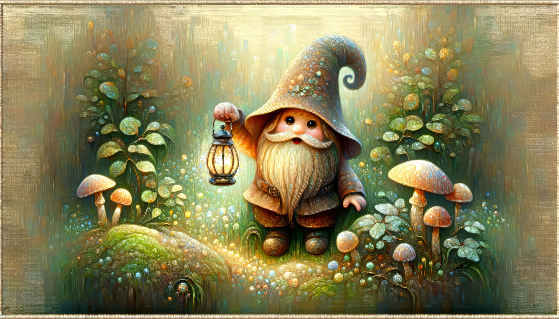 Enchanted_ Gnome_ Forest_ Lantern.jpg Wallpaper