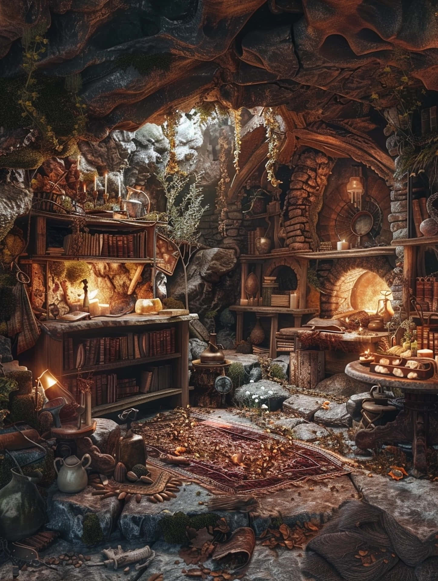 Goblincore Enchanted Haven.jpg Wallpaper