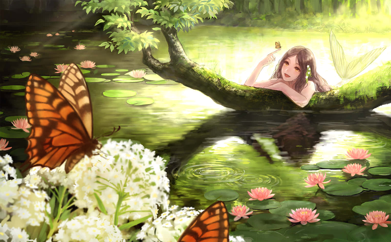 Enchanted_ Mermaid_ Forest_ Retreat.jpg Wallpaper