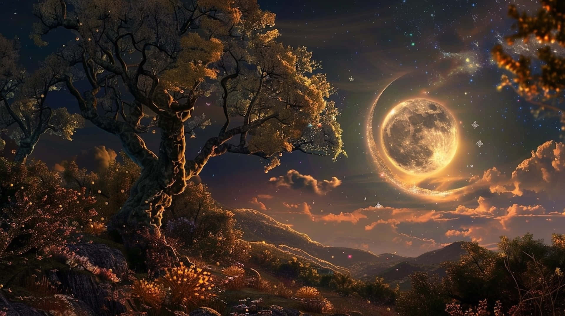 Enchanted_ Moonlit_ Night_ Scene.jpg Wallpaper