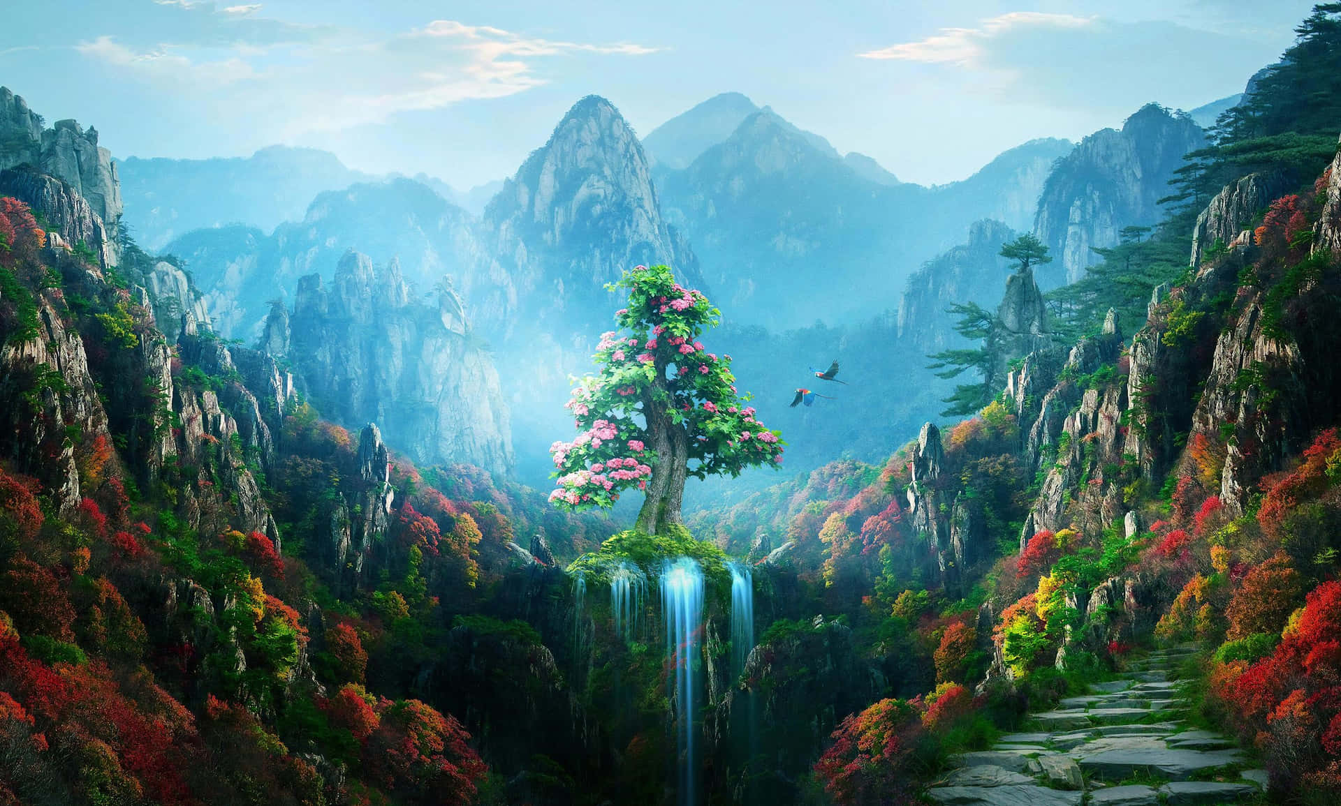 Enchanted_ Mountain_ Valley.jpg Wallpaper