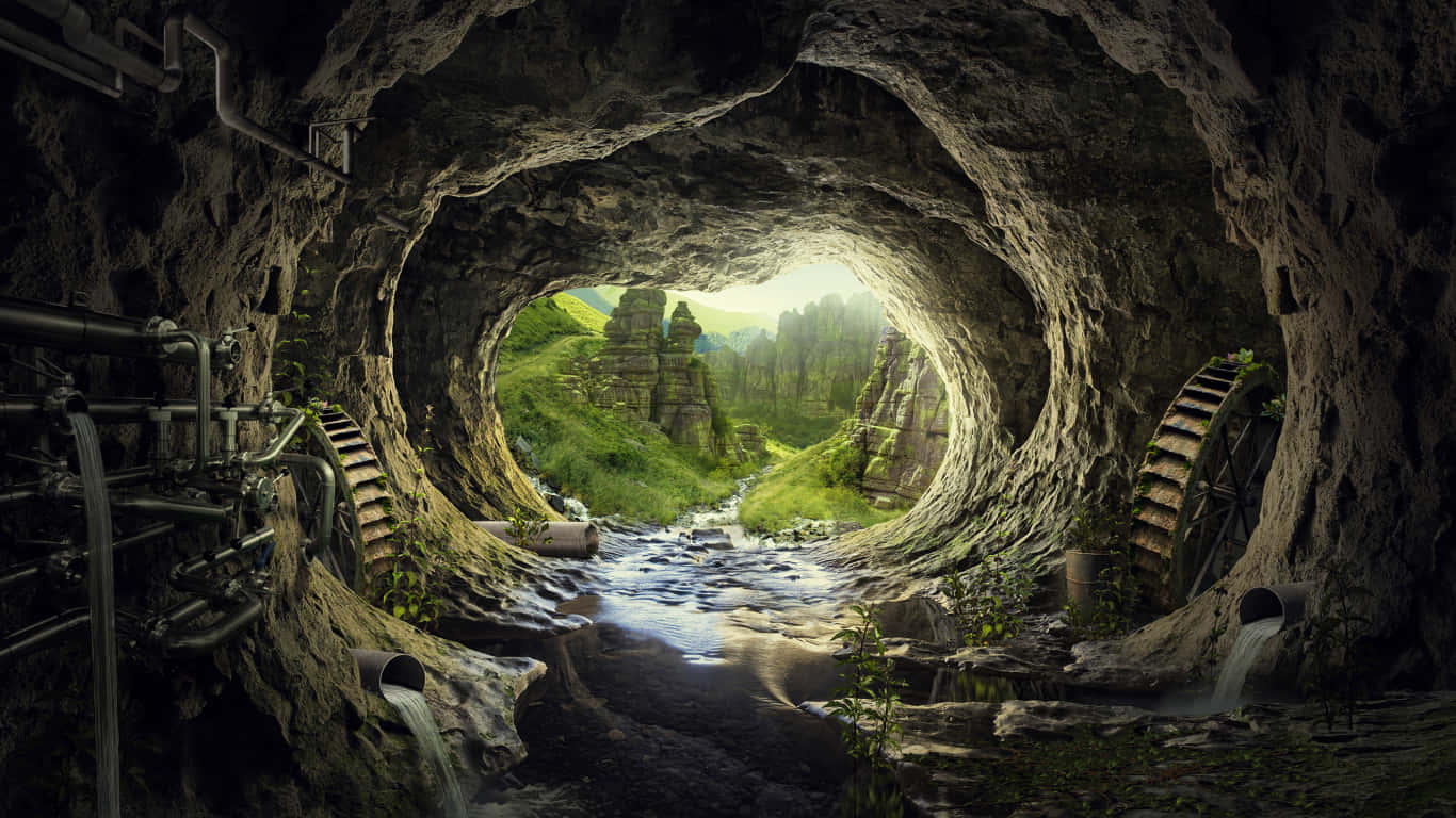 Enchanted_ Nature_ Tunnel_ View.jpg Wallpaper