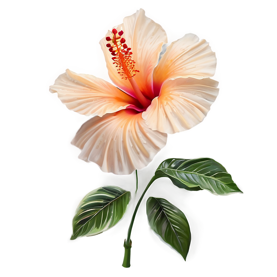 Enchanted Orange Hibiscus Png 89 PNG