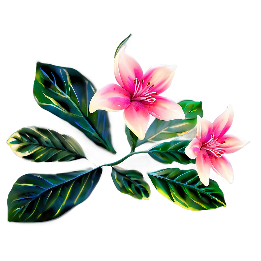 Enchanted Pink Flower Png Tse PNG