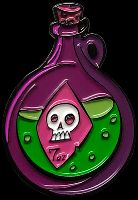 Enchanted Poison Potion Pin PNG