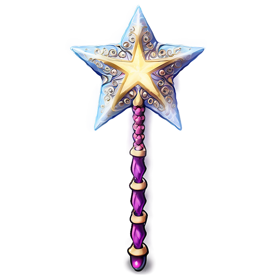 Enchanted Star Wand Png Kky PNG