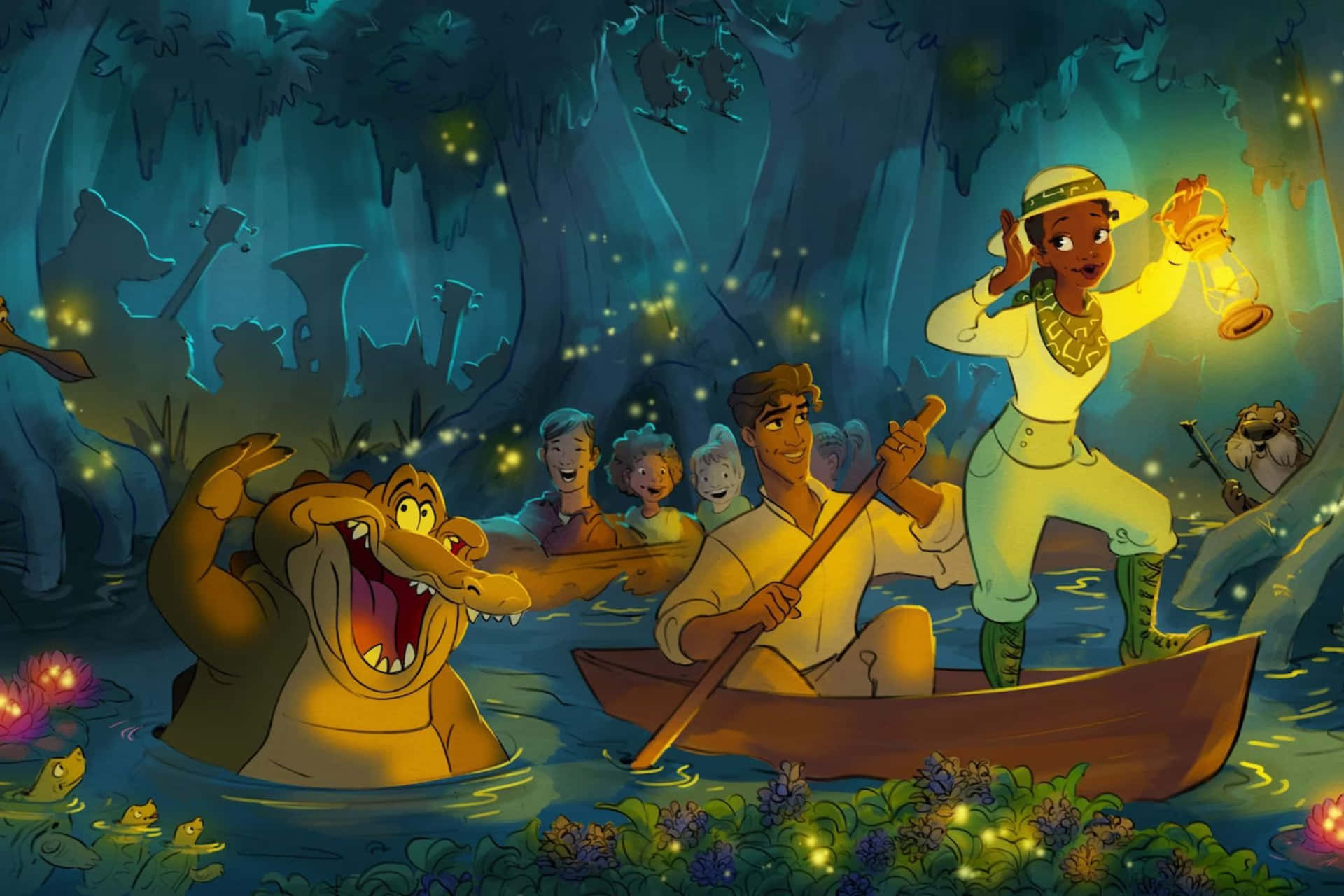Enchanted Swamp Adventure Wallpaper