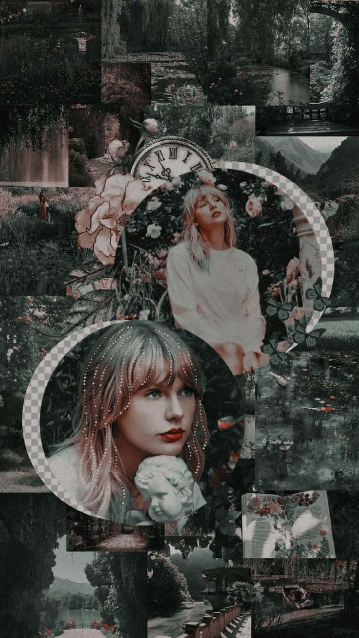 Enchanted_ Taylor_ Swift_ Collage Wallpaper