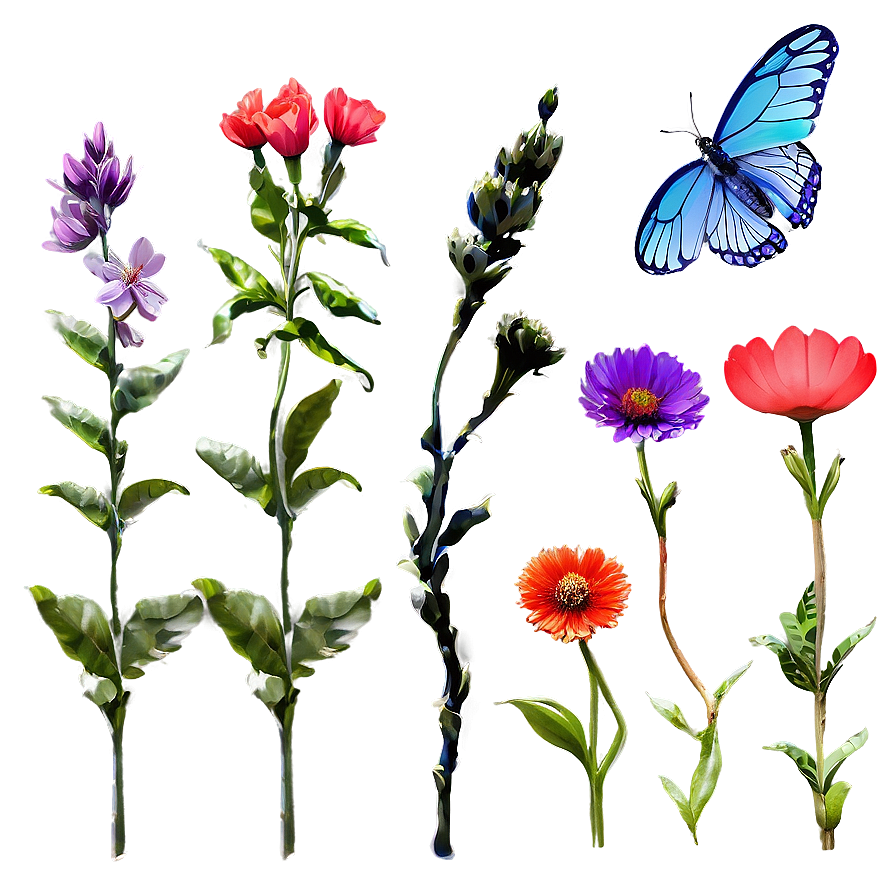 Enchanted Wildflower Garden Png 23 PNG