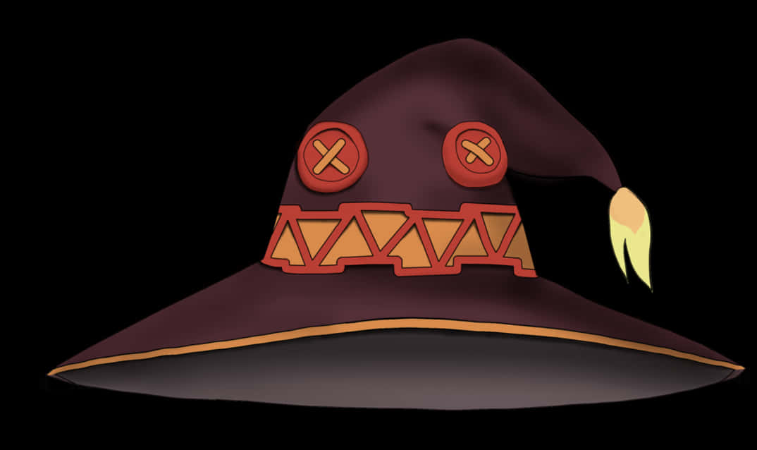 Enchanted Witch Hat Illustration PNG