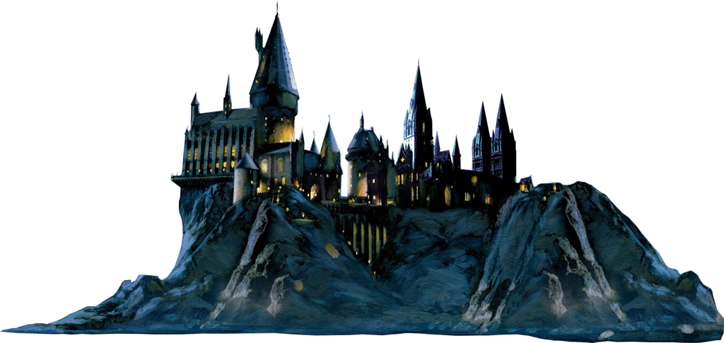 Enchanted_ Castle_ Nighttime_ Silhouette PNG