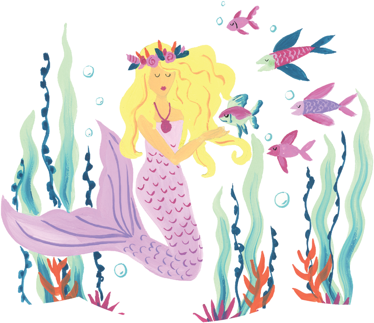 Enchanted_ Ocean_ Mermaid_ Clipart.png PNG