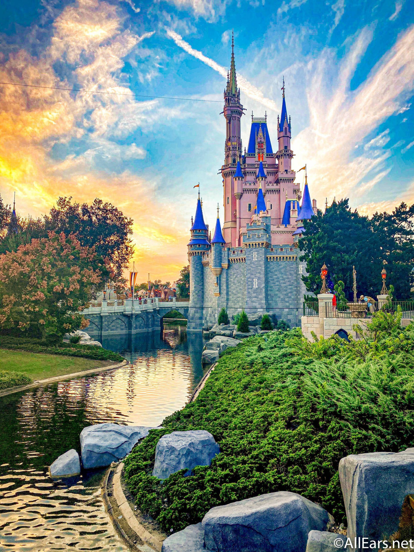 Enchanting Day Disney Castle Wallpaper