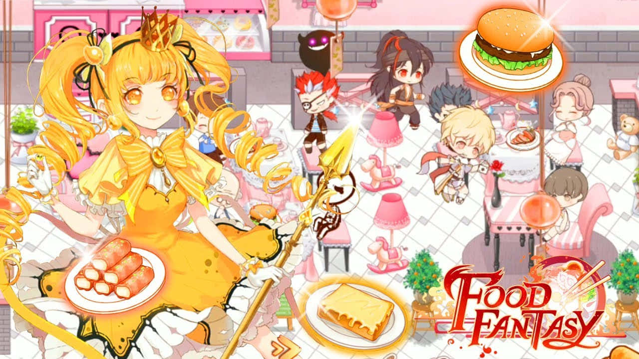 Enchanting Food Art In Food Fantasy Wallpaper