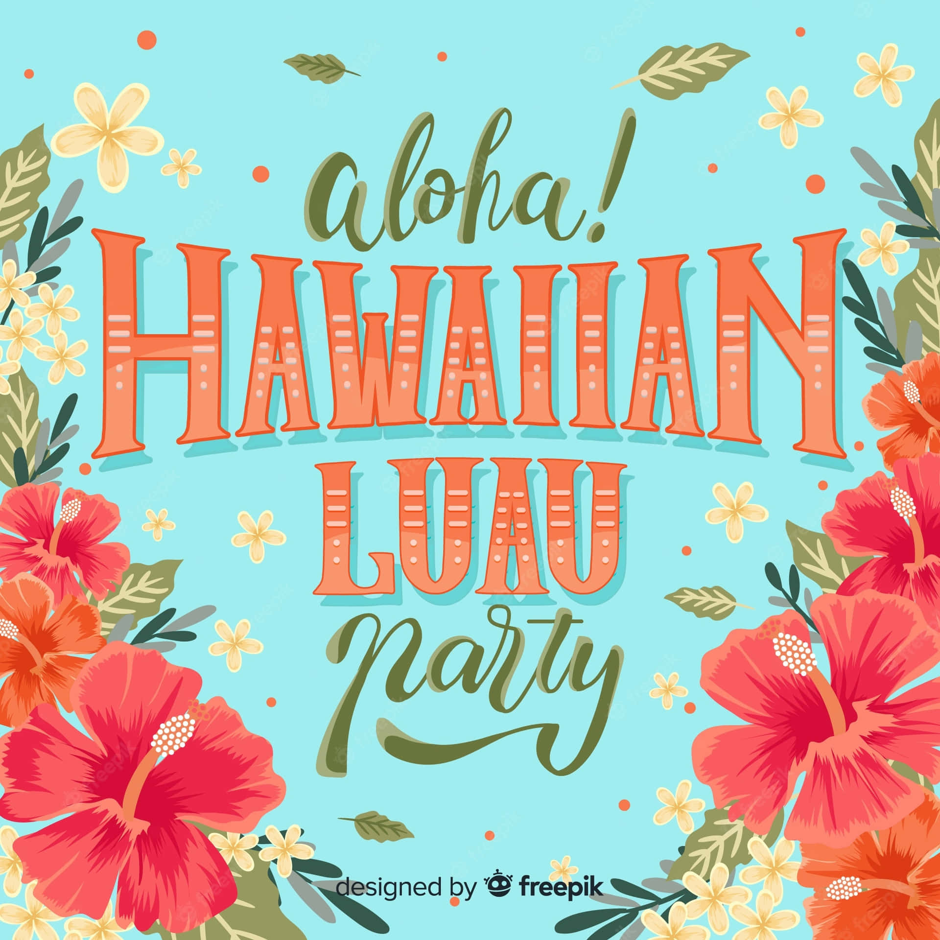 Enchanting Hawaiian Luau Background