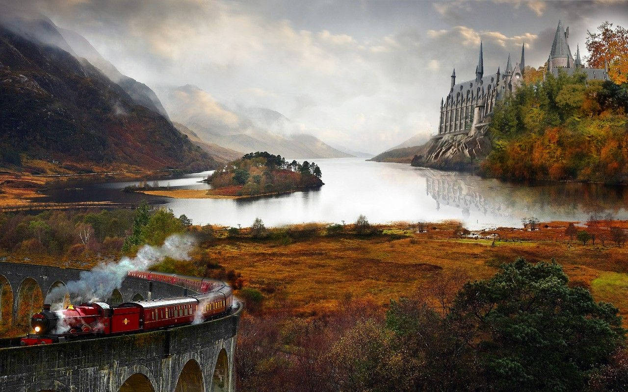 Enchanting Hogwarts Castle Iphone Wallpaper Wallpaper