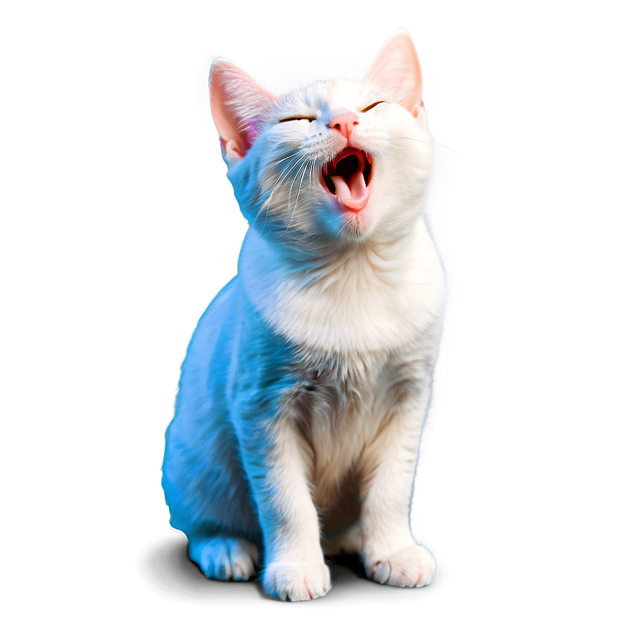 Enchanting Kitty Yawn Png Aap5 PNG